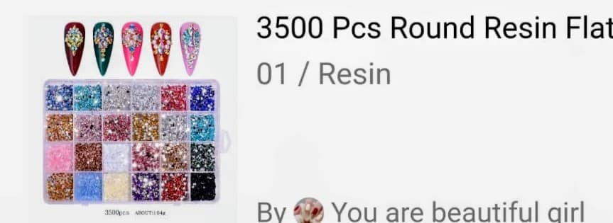 Round Resin Nail Kit